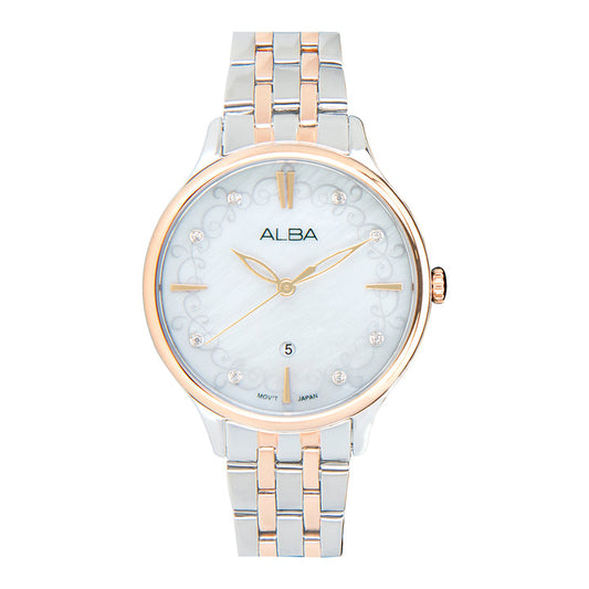 AH7CR2X1 White MOP Patterned Dial