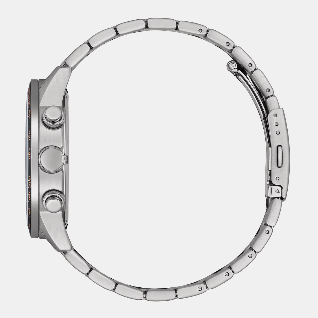 Men Quartz Black Dial Chronograph Stainless Steel Watch AN3681-57E