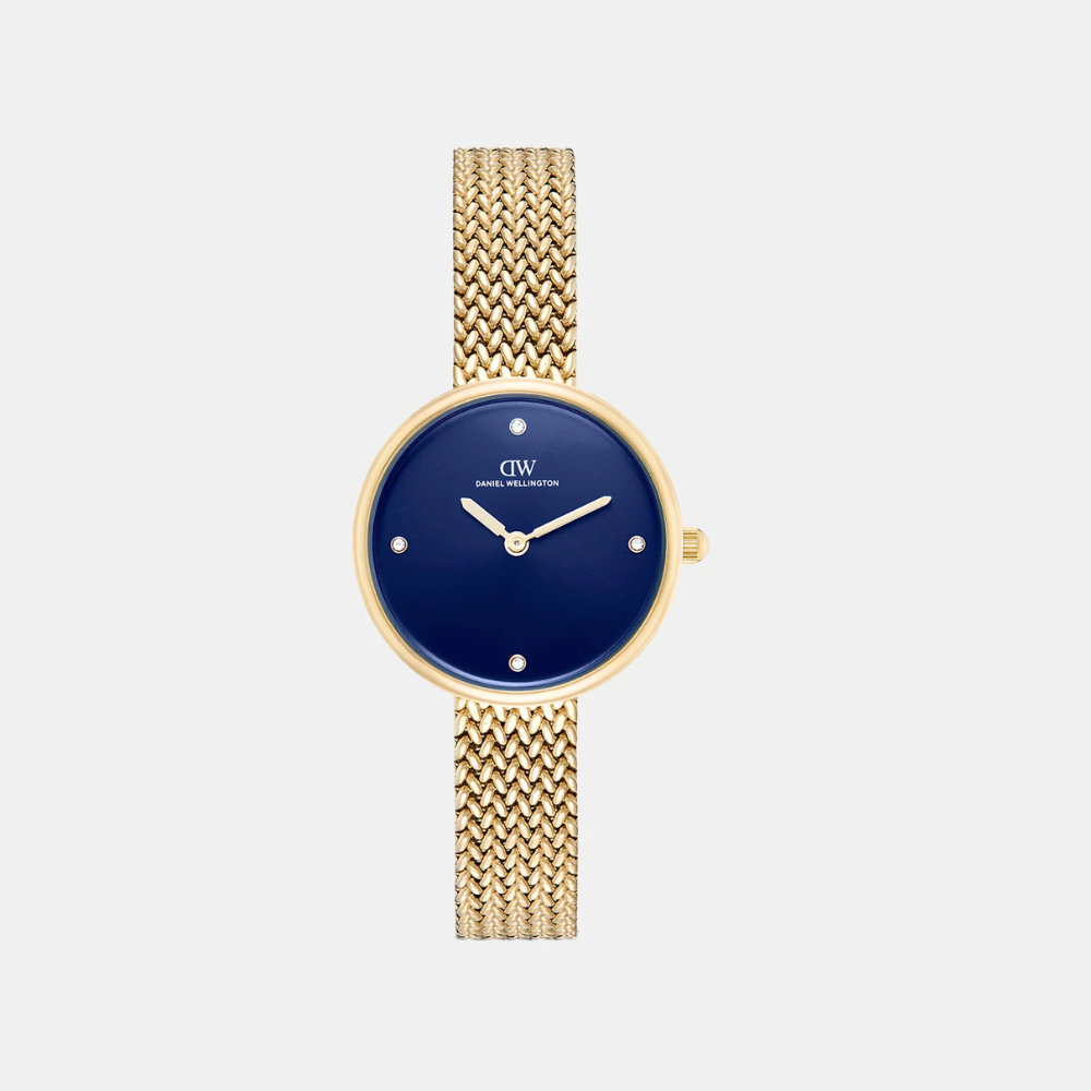 Women Quartz Blue Dial Analog Stainless Steel Watch DW0DL2700