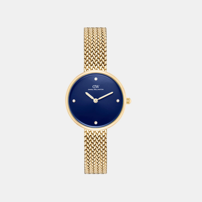 Women Quartz Blue Dial Analog Stainless Steel Watch DW0DL2700