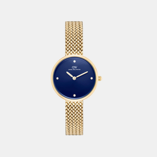 Women Quartz Blue Dial Analog Stainless Steel Watch DW0DL2700