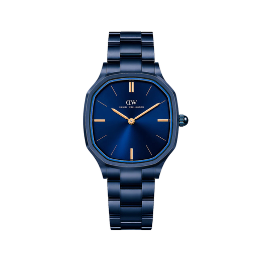 Men Quartz Blue Dial Analog Stainless Steel Watch DW0DG2501
