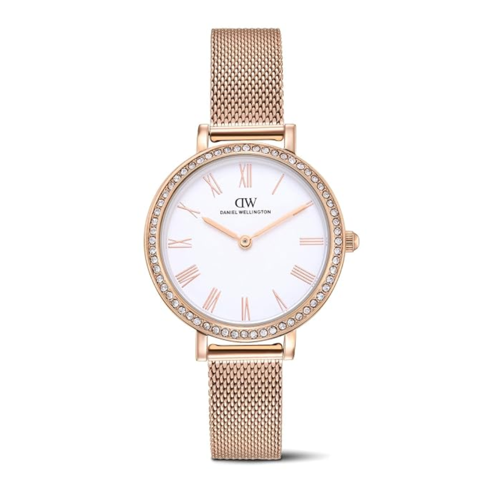 Women Quartz Silver Dial Analog Stainless Steel Watch DW0DL3201