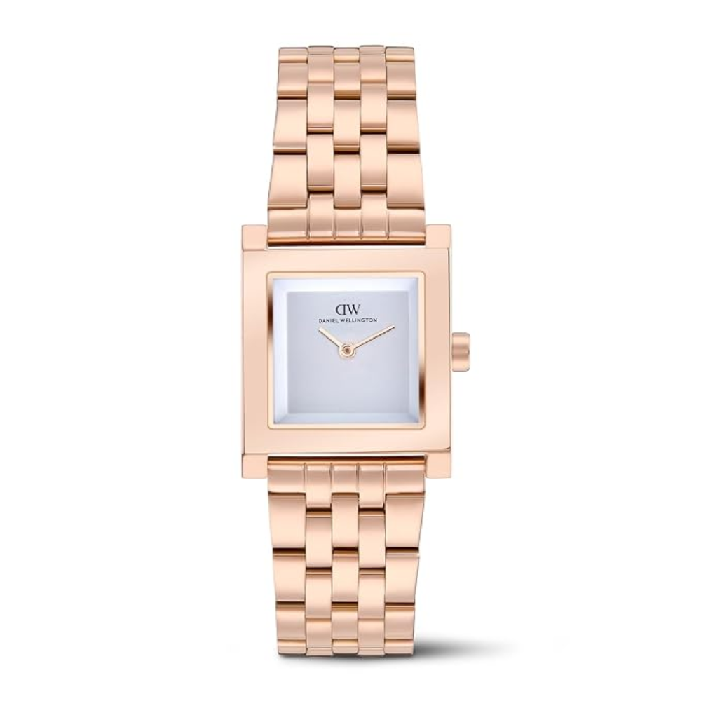 Women Quartz Silver Dial Analog Stainless Steel Watch DW0DL2801