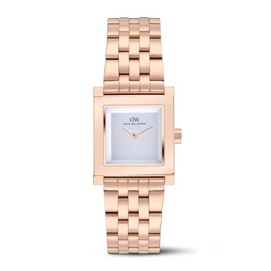 Women Quartz Silver Dial Analog Stainless Steel Watch DW0DL2801