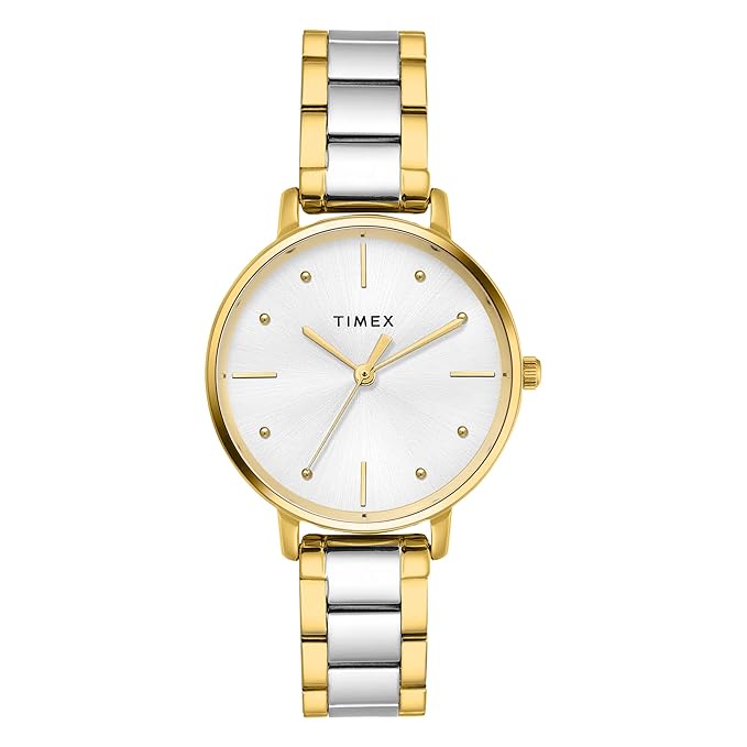 Trendline Women Quartz Silver Dial Analog Stainless Steel Watch TWEL15828