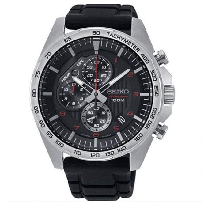 Seiko Analog Black Dial Men's Watch - SSB325P1