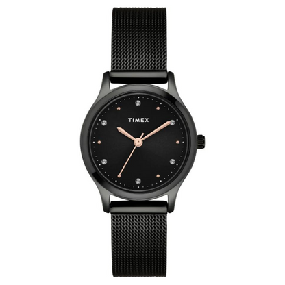 Timex Women Black Round Analog Dial Watch - TW0TL8716
