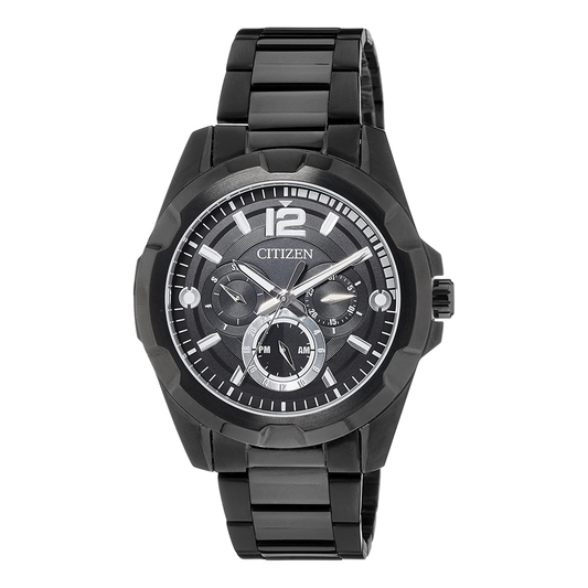 Citizen Analog Black Dial Men's Watch - AG8335-58E