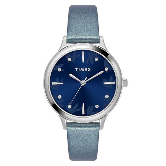TIMEX Women Blue Round Dial Analog Watch - TWTL12108
TWTL12108