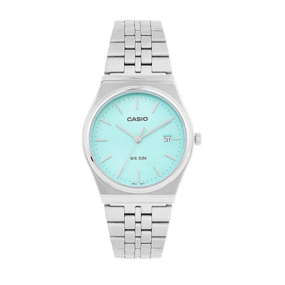 Casio Enticer Men Analog Turquoise Dial Men MTP-B145D-2A1VDF (A2198)