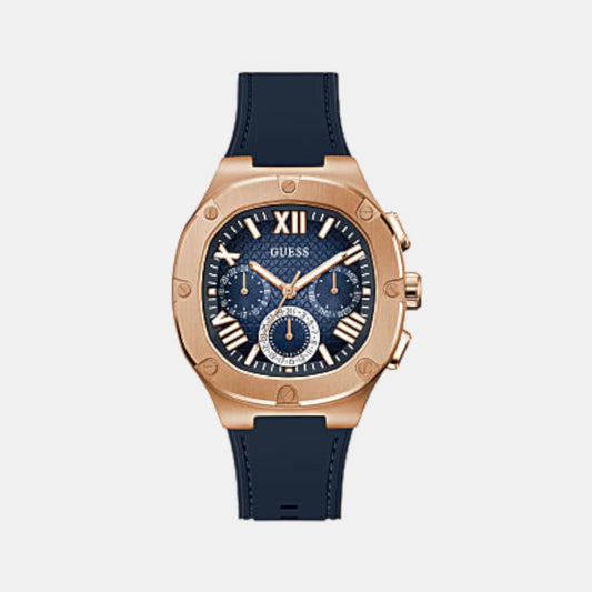 Headline Men Quartz Blue Dial Chronograph Silicone Watch GW0571G2