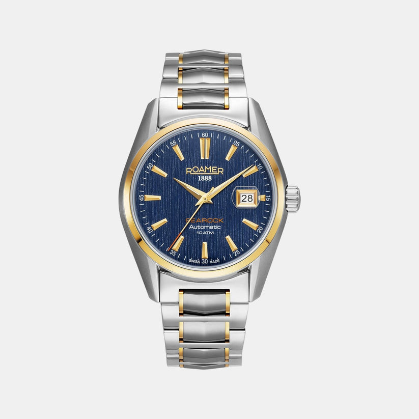 Searock Automatic Men Automatic Blue Dial Analog Stainless Steel Watch 210665 47 45 20