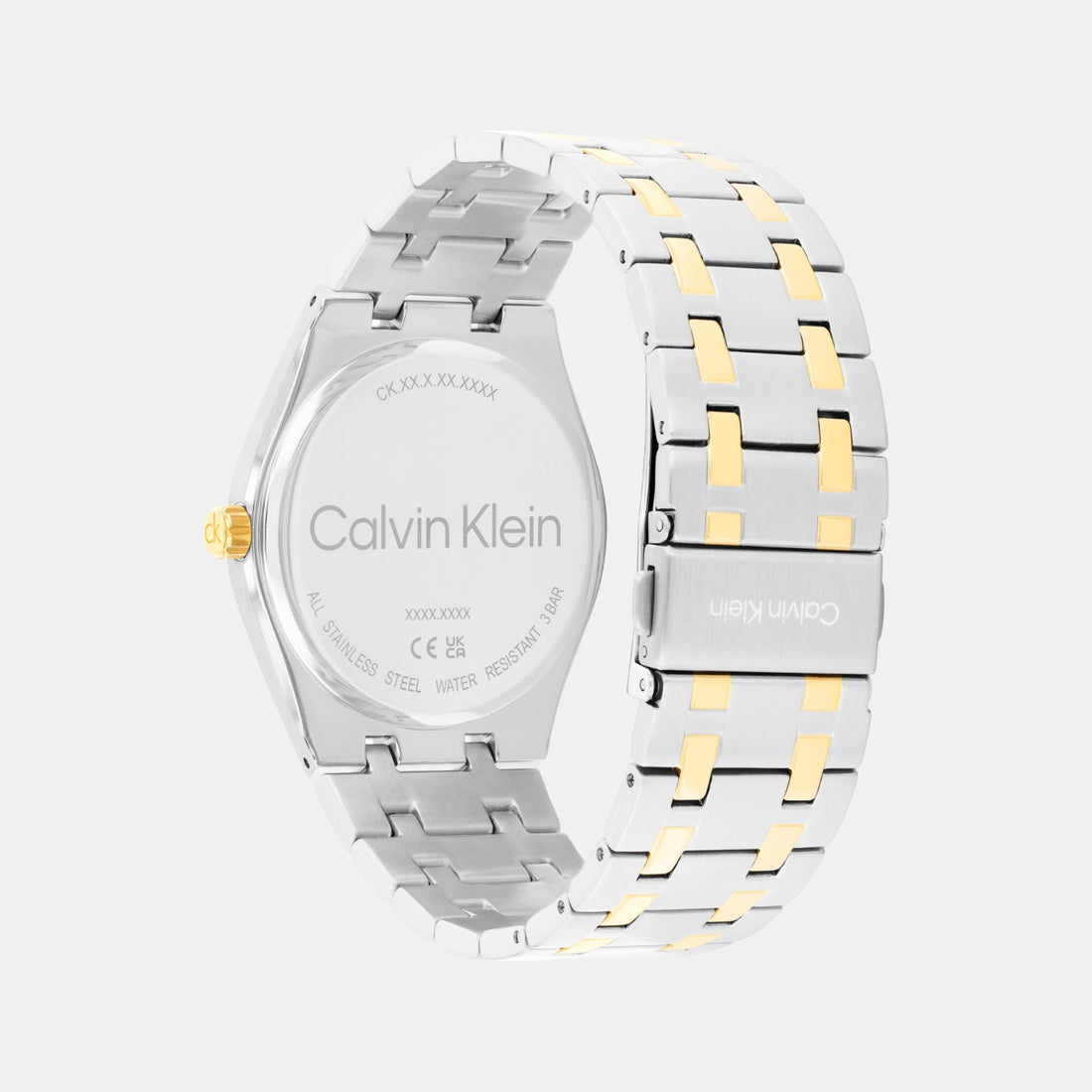 Ck Motion Men Quartz White Dial Multi-Function Stainless Steel Watch 25200533