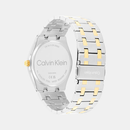 Ck Motion Men Quartz White Dial Multi-Function Stainless Steel Watch 25200533