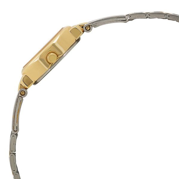 Titan Quartz Analog Silver Dial Two Toned Stainless Steel Strap Watch For Women