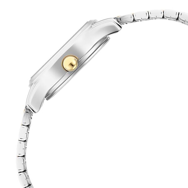 Titan Lagan Silver Dial Women Watch With Metal Strap - 25 mm Dial Size - Small Dial