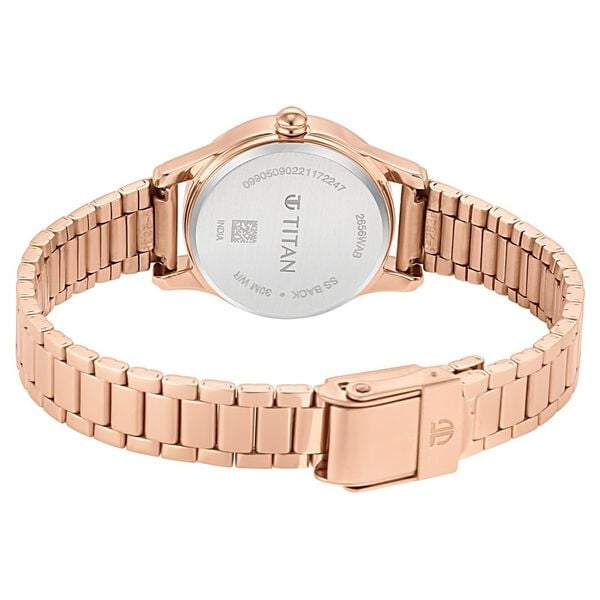 Titan Women's Lagan Watch: Rose Gold Accents & Refined Elegance - 25 mm Dial Size - Small Dial