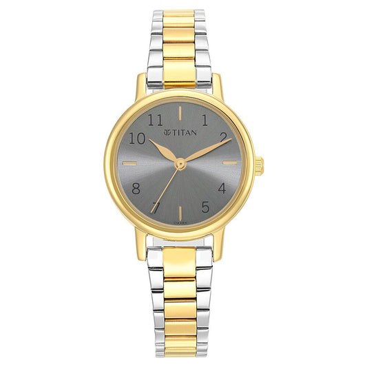 Titan Karishma Grey Dial Analog Stainless Steel Strap watch for Women NS2678BM01