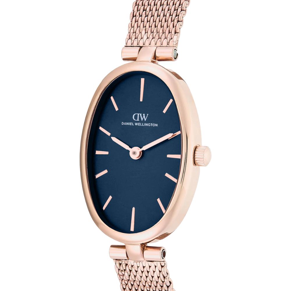 Women Quartz Blue Dial Analog Stainless Steel Watch DW0DL3000