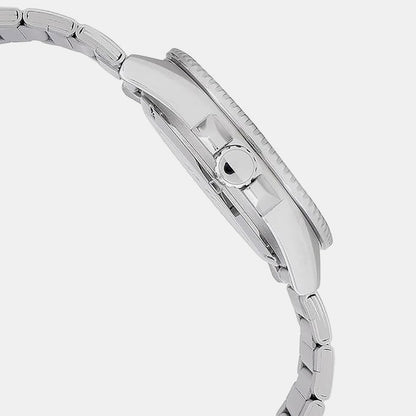 Enticer Men Quartz Black Dial Analog Stainless Steel Watch A2190