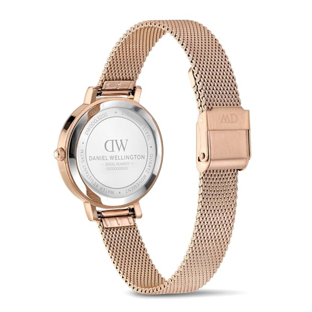 Women Quartz Silver Dial Analog Stainless Steel Watch DW0DL3201