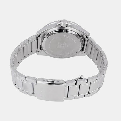 Enticer Men Quartz Black Dial Analog Stainless Steel Watch A2190