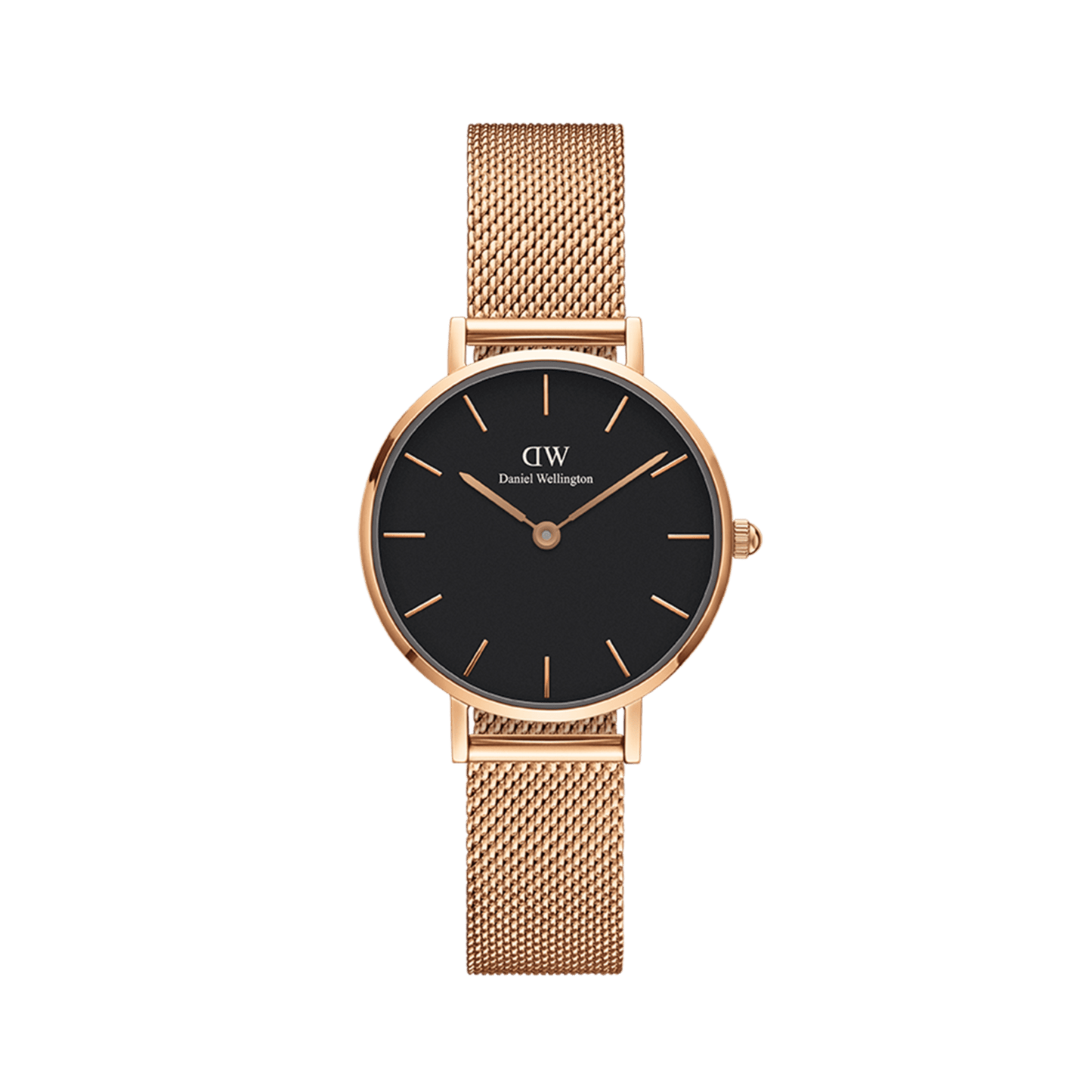 Petite Melrose Black Rose Gold