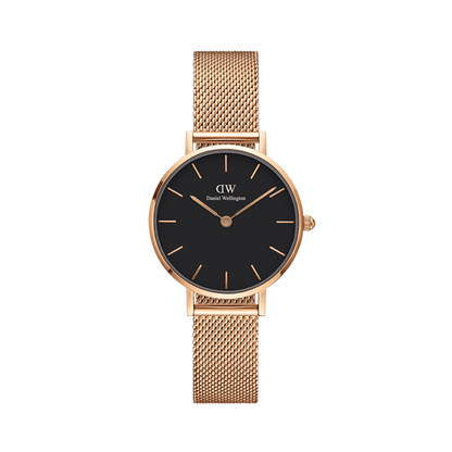 Petite Melrose Black Rose Gold