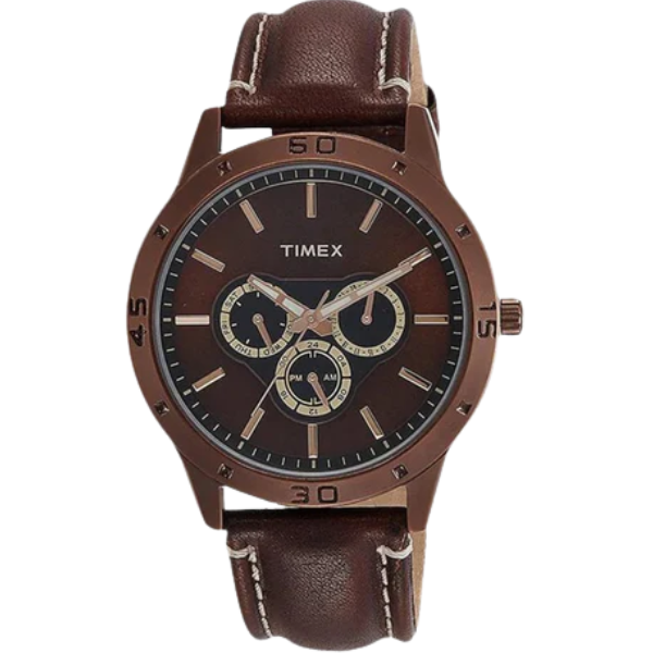 TIMEX ANALOG BROWN DIAL MEN'S WATCH TW000U914