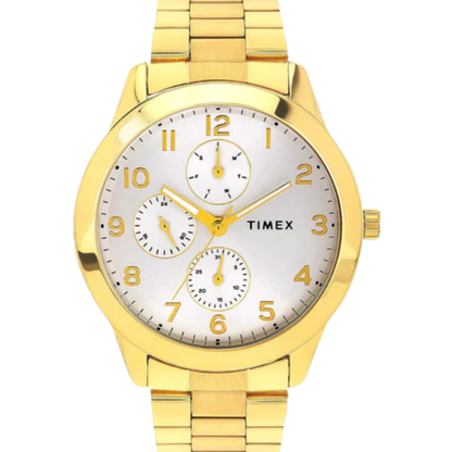 Timex ASTROLOGICAL Full Arabic Silver Dial Men's Watch TWEG18524