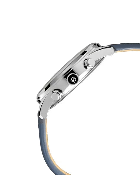 Titan Men's Metropolitan Charm: Men's Multifunctional Blue Watch with Leather Strap
