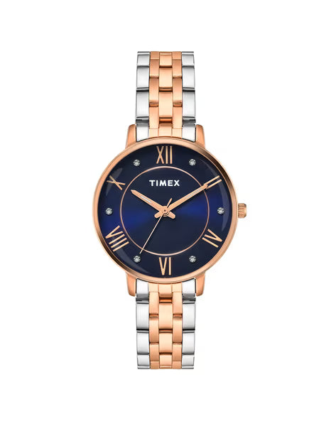 Women Analogue Watch with Push-Button Clasp Closure-TWEL19110