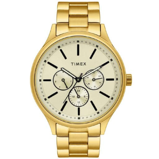 Timex Men'S Champagne Dial Watch Tweg18415
