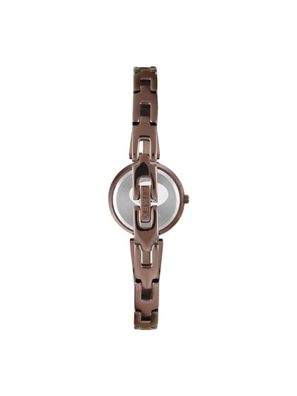 Timex Women Brown Round Analog Brass Dial Watch - TWTL10313