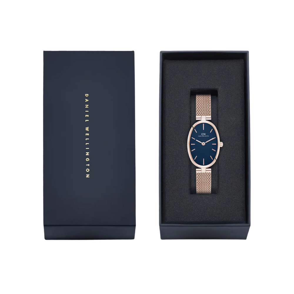 Women Quartz Blue Dial Analog Stainless Steel Watch DW0DL3000