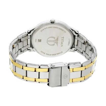 Titan Analog with Date Dial Stainless Steel Strap watch for Men
