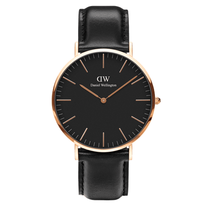 Classic Sheffield Black Rose Gold