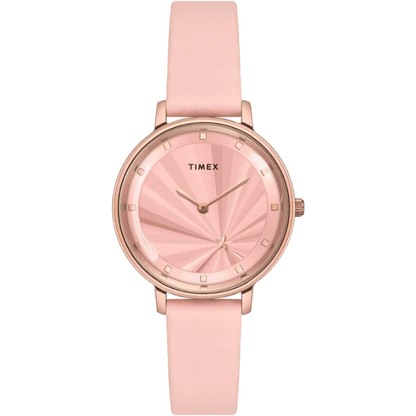 Timex Cosmic Awe Women 2 Hands Round Dial Pink Watch - TWEL19100