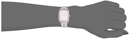 Anne Klein Women Japanese Quartz Dress Watch with Metal Strap