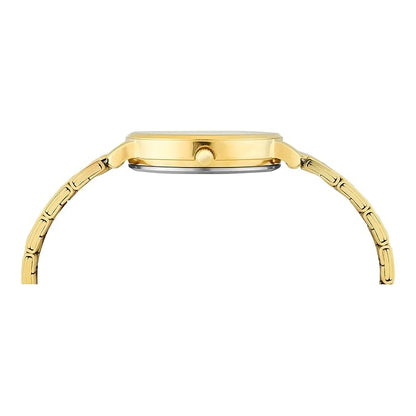 TIMEX Champagne Round Dial Analog Women's Watch - TWEL15829