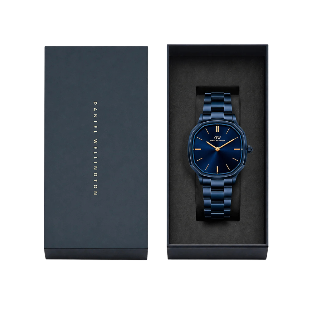 Men Quartz Blue Dial Analog Stainless Steel Watch DW0DG2501