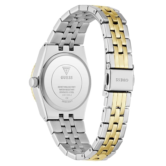 Vera Women Quartz Black Dial Analog Stainless Steel Watch GW1101L3
