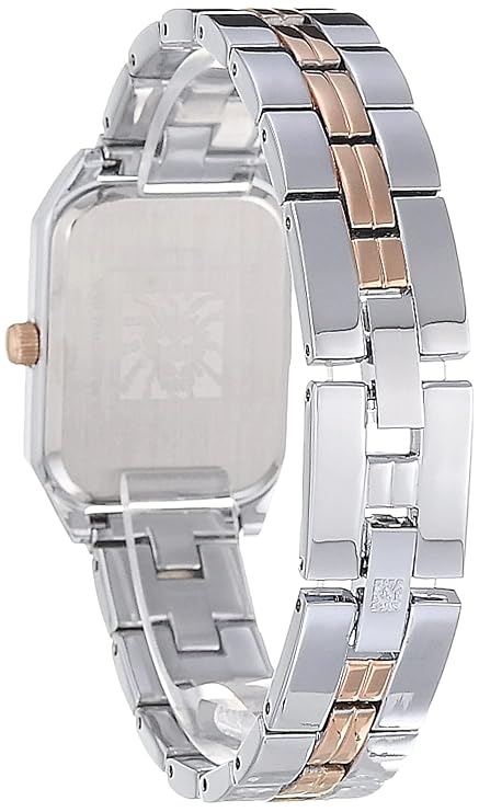 Anne Klein Women Japanese Quartz Dress Watch with Metal Strap