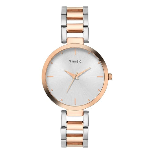 Timex Silver Dial Women's Watch - TW000X278