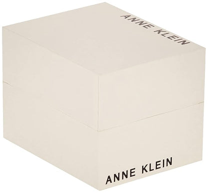 Anne Klein Women's Premium Crystal Accented Mesh Bracelet Watch