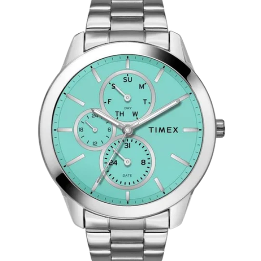 Timex Men Blue Round Dial Analog Watch