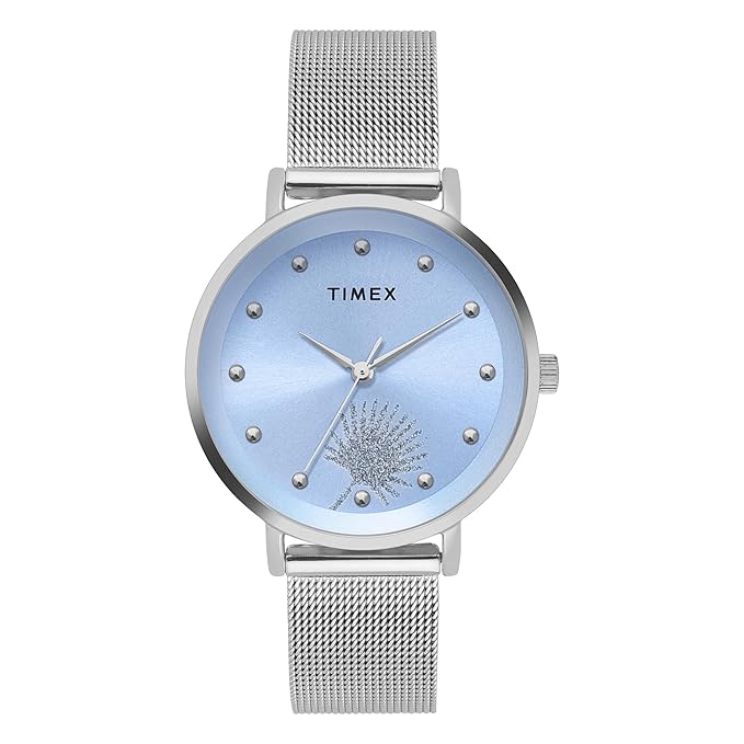 TIMEX Analog Watch for Woman with Round Dial & Water Resistant Women's Wrist Watches
