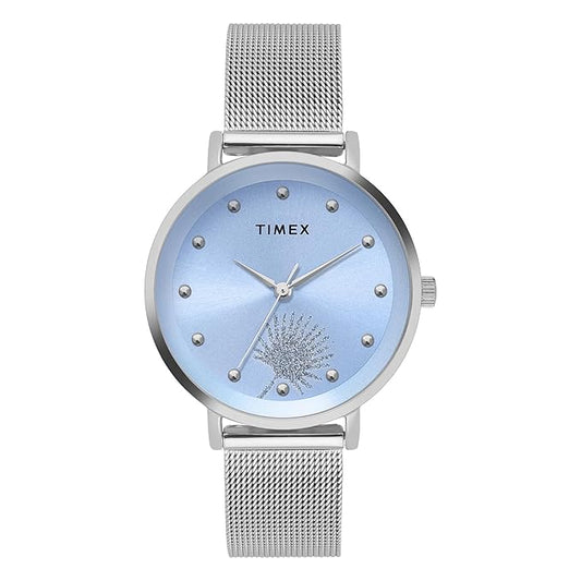 TIMEX Analog Watch for Woman with Round Dial & Water Resistant Women's Wrist Watches