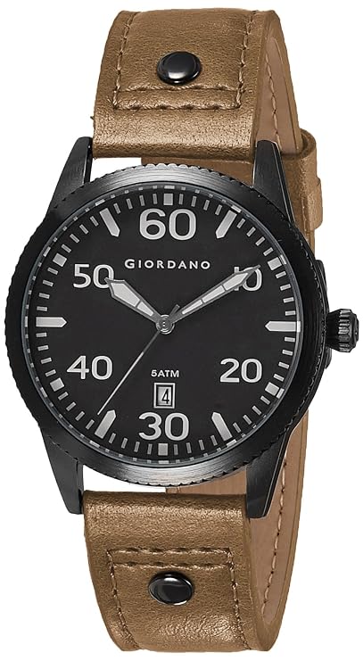 Giordano Analog Black Dial Men's Watch - A1041-02